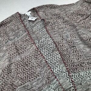 NWT J. JILL PURE Jill Earth Tone Poncho Dusty Rose‎ Cover Up